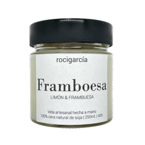 framboesa velas artesanales aromaticas rocigarcia